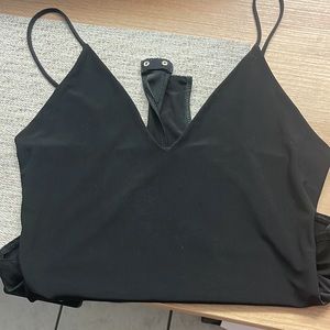 JLUX Label Black bodysuit size L